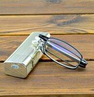 Foldable Portable Reading Glasses Anti Blu Anti Fatigue Natural Crystal Glass Lens 0.75 1 1.25 1.5 1.75 2 2.25 2.5 to 4