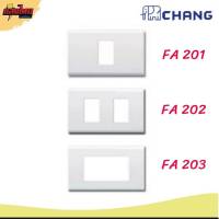 CHANG  รุ่น Y-Series หน้ากาก 1-3 ช่อง สีขาว