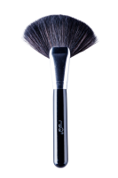 Lady Q Fan Face Brush large size แปรงปัดแป้งส่วนเกิน ขนาดใหญ่ –  สีดำ (LQ-001)