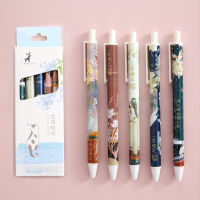 Cute Retractable Gel Pen Black Ink Signature Writing pens all for School supplies Office &amp; Kawaii Stationery set papeleria