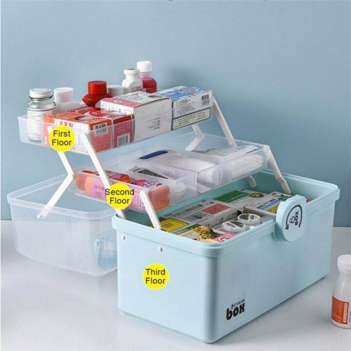 cw-multifunctional-plastic-aid-storage-organizer-emergency-for-medicines-cabinet-pill