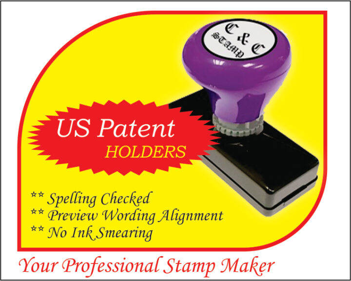 Company Stamp / pre inked rubber stamp / Company Cop / Cop Murah Lazada