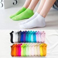 ♗ Designer Socks Women Breathable Invisible Anti Friction Ankle Socks Female Solid Color Sports Casual Hosiery Sock For Lady Girls