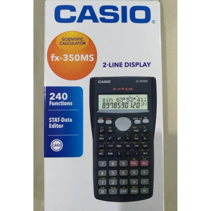 CASIO SCIENTIFIC CALCULATOR FX-350MS | Lazada