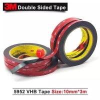 3M 5952 VHB ( 10 mm. x 2 M.) กาวอะคริลิกสีดำ หนา 1.1 mm.