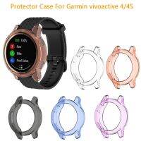 ✎❏✙ TPU Protector Case For Garmin Vivoactive 4 4S Screen Protective Protective Shell For Vivoactive4 Vivoactive4S Smart Watchband