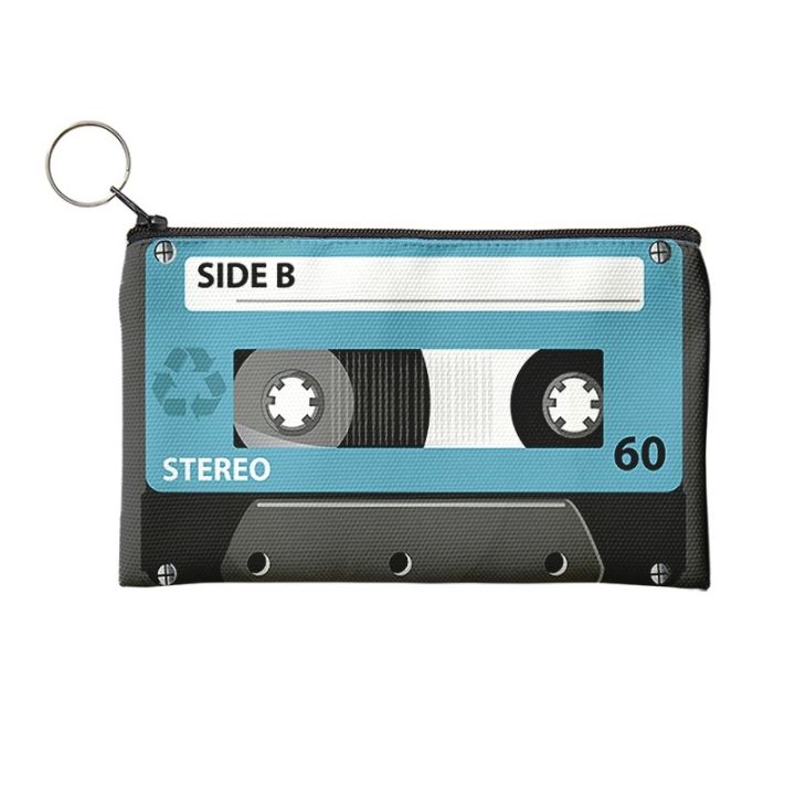 new-style-unisex-funny-retro-magnetic-tape-cartoon-picture-coin-purse-lady-wallet-pouch-with-a-zipper-trend-small-bag-for-men