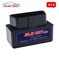 Elm327จริง V 1.5 Elm 327 Obd2บลูทูธ V1.5อุปกรณ์ตรวจสอบรถยนต์แอนดรอยด์ Obd2ยานยนต์เครื่องสแกน Obdii ดีกว่า V2.1