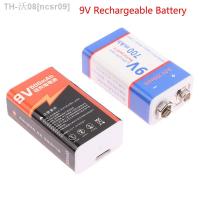 ncsr09 9V Rechargeable Battery 500/700mAh 9V Li-ion Lithium Batteries For Multimeter Microphone Toy Remote Control KTV