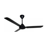 Luzino - Black Metal Ceiling Fan TW-348-BK-WC 48 Inc.