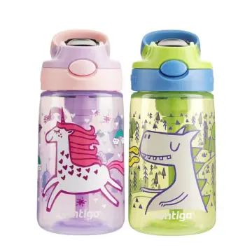 Contigo Kid's 14 oz. Water Bottle 2-Pack - Unicorns/Dinos