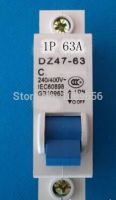 Dz47 C45เบรกเกอร์ Mcb ขนาดเล็ก1P 63a 230V 50Hz