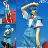 Figure ฟิกเกอร์ งานแท้ 100% Sega Neon Genesis Evangelion อีวานเกเลียน มหาสงครามวันพิพากษา Rei Ayanami อายานามิ เรย์ EX Uniform ชุดนักเรียน Ver Original from Japan อนิเมะ มังงะ