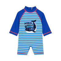 ชุดว่ายน้ำ Mothercare hello whale reversible-sequin sunsafe suit YA078