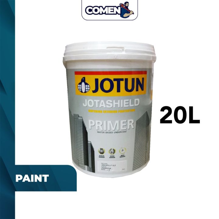 JOTUN Jotashield Primer 20L Water-Based Undercoat Cement Plaster Block ...