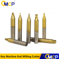 1Pc 6Mm Shank Titanium Coated Key Cutting Machine End Milling Cutter 11.52.02.53.04.05.0Mm Vertical Key Machine