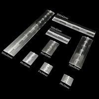 1/2/6pcs Mini Lengthened Durable Clear Transparent Acrylic Plastic Hinge Display Furniture Cabinet Door Window Music Box 8 Size Door Hardware Locks