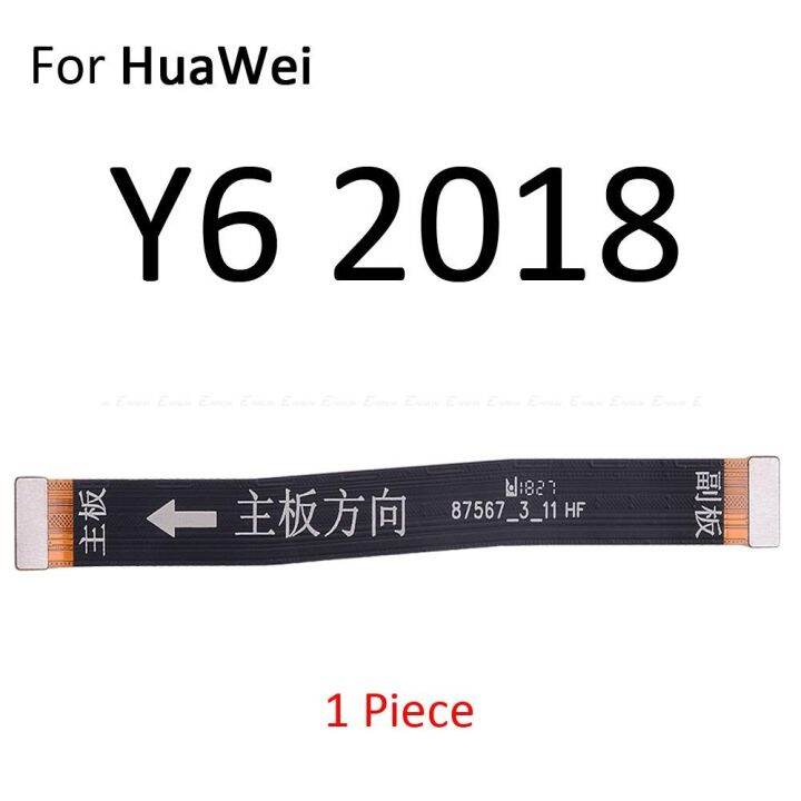 เมนบอร์ดหลักเชื่อมต่อจอแสดงผล-lcd-สายเคเบิ้ลยืดหยุ่นสำหรับ-huawei-y9-y7-y6รุ่น-prime-pro-2019-2018-y5-gr5-2017