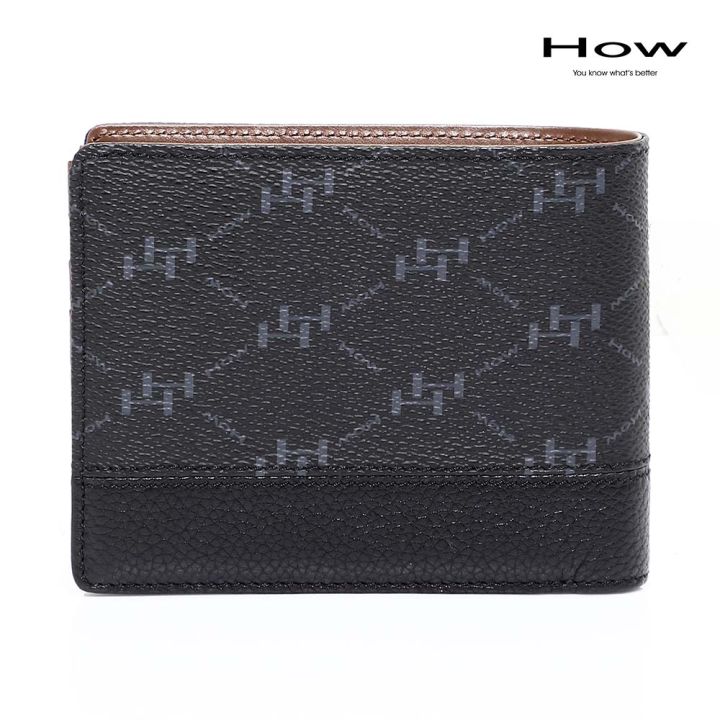 how-กระเป๋าสตางค์พับสั้น-รุ่น-hhw0291-สีดำ
