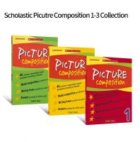 Academic picture composition American learning music original imported primary school English picture reading writing composition training grade 1-3 exercise book 3 5W English learning method guidance for 7-9 years old