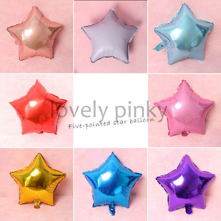 พร้อมส่ง-ลูกโป่งฟอยล์-ดวงดาว-18-นิ้ว-ราคาถูก-ส่งจากไทย