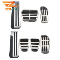 2021Zeratul Stainless Steel Car Pedals for Renault Koleos 2 Kadjar for Samsung QM6 2016 - 2020 Gas Brake Footrest Rest Pedal Cover