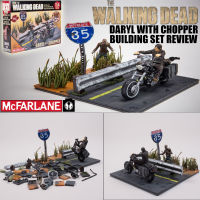 Model โมเดล ของแท้ 100% McFarlane amc จาก The Walking Dead เดอะวอล์กกิงเดด Daryl Dixon แดริล ดิกสัน with รถ Chopper Building Set 154 pcs/pzs Ver Original from Japan Figma ฟิกม่า Anime ขยับแขน-ขาได้ ของขวัญ อนิเมะ การ์ตูน มังงะ ตุ๊กตา Figure ฟิกเกอร์