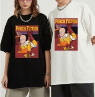Funny Punch Fiction One Punch Man Pulp Fiction Mens Tshirts T Shirt Men Cotton Tees