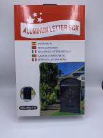 ตู้จดหมาย ตู้ไปรษณีย์ Classic Tower สีเทาเข้ม (1 ชิ้น) ตู้จดหมายเหล็ก ตู้รับจดหมาย ตู้ใส่จดหมาย กล่องจดหมาย Mailbox Mail Box
