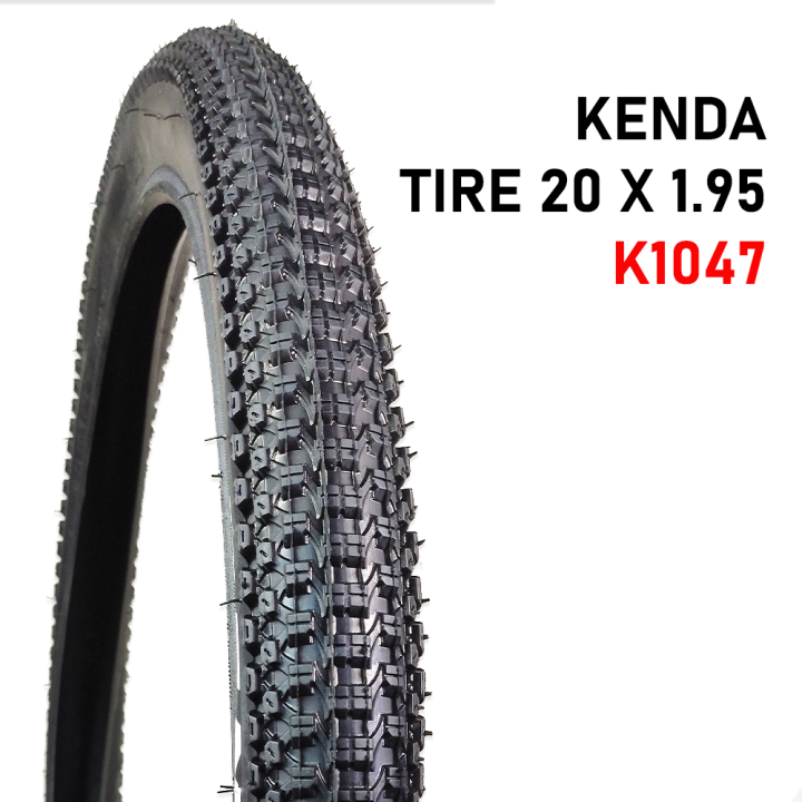 Bicycle Tire 20 x 1.95 Kenda K1047 Small Block Eight Exterior 20 x 1.95