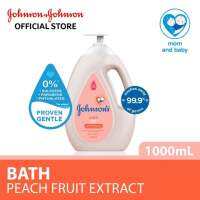 จอห์นสัน เบบี้ ครีมอาบน้ำ เบบี้ บาธ พีช 1000 มล. Johnsons Baby Peach Bath 1000ml.