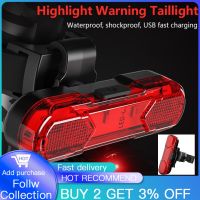 ❒◇ Bicycle LED Tail Light Safety USB Rechargeable Lamp Warning Laser Night Luz Rear Lights Lanterna Bicicleta Bicycle Accessories