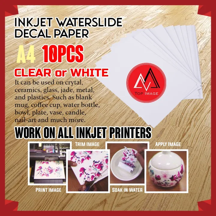 Waterslide Decal Paper INKJET 10 Sheets Premium Printable Water-Slide Transfer Paper | Lazada PH Waterslide Decal Paper INKJET 10 Sheets Premium Printable Water-Slide Transfer Paper | Lazada PH
