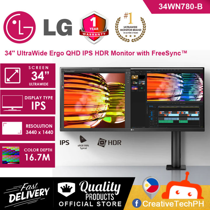 LG UltraWide Ergo 34WN780-B Review