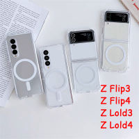 เคส Magsafe ตรงรุ่น เคสแบบแม่เหล็กไร้สาย ชาร์จได้ สำหรับ SAMSUNG Z Flip5/Z Fold5/Z Flip3/Flip4 / Z Fold3/Fold4 / S22/S22plus/S22Ultra พร้อมส่ง เคสใส ใสกันกระแทก ชาร์จได้ 038