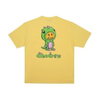 Spot High Street DREW new loose small dinosaur letter print casual short-sleeved round neck T-shirt