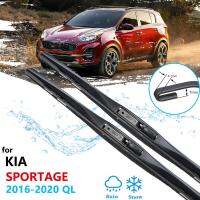 ไม้เช็ดรถสำหรับ Kia Sportage 2016 2017 2018 2019 2020 QL สติ๊กเกอร์ตกแต่งรถยนต์ใบมีดที่ปัดน้ำฝนกระจกหน้า