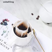 [widefiling] 50Pcs Disposable Coffee Fliter Bags Portable Hanging Ear Style Coffee Filters [Hot]