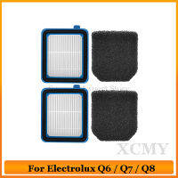 อุปกรณ์เสริมสำหรับ Electrolux Q6 Q7 Q8 WQ61WQ71W3N5 Emission Filter Fine Dust Filter หุ่นยนต์เครื่องดูดฝุ่น