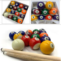 16Pcs ลูกสนุกเกอร์ /Pool Table Practice Ball Billiards Snooker Training Balls 5.25cm ลูกผีลาย เกรดไต้หวัน ขนาดมาตรฐาน