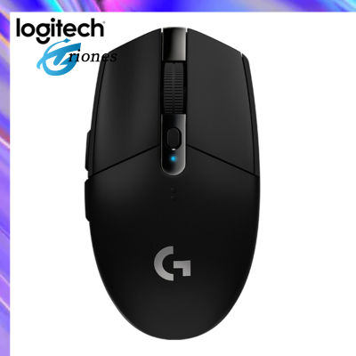 เมาส์แบบพกพาน้ำหนักเบาเป็นพิเศษสำหรับเล่นเกม G304เมาส์ไร้สายความละเอียด12000Dpi ประสบการณ์การเล่นเกมที่เหนือกว่าแบตเตอรี่อายุการใช้งานยาวนานพิเศษ