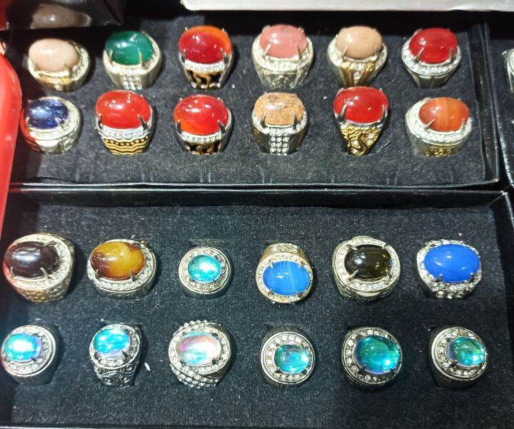 CINCIN / BATU AKIK BERBGAI MACAM DAN JENIS UKURAN BATU | Lazada Indonesia