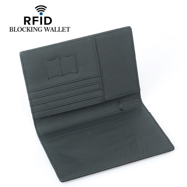 ที่ยึดหนังสือเดินทางหนังแบบ-rfid-ซองใส่หนังสือเดินทางคาร์บอนไฟเบอร์