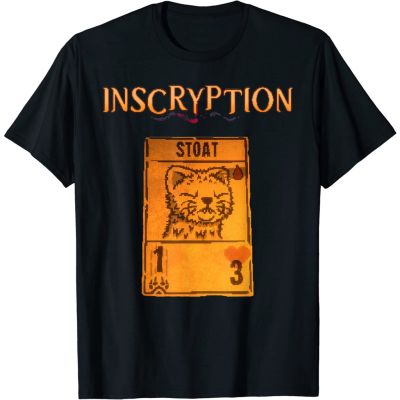 [New] เสื้อยืด Inscryption Psychological Stoad Card Game Halloween Scary