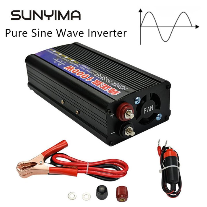 sunyima-1000w-pure-sine-wave-inverter-dc-to-ac-50hz-power-inverter-booster-voltage-transformer-converter-12v-220v