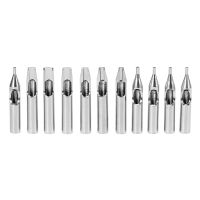 11Pcs/Lot Stainless Steel Tattoo Tips Kit Nozzle 11 Sizes Assorted Tattoo Mixed Tips For Tattoo Needles &amp; Machine