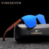 Oculos De Sol Masculino แว่นกันแดดแฟชั่นโพลาไรซ์แบบดั้งเดิมแว่นตากันแดดไม้ธรรมชาติ KINGSEVEN