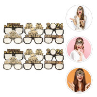 12pcs 2024 New Years Eve Party Eyeglasses 2024 Celebration Party แว่นตา Party Favors