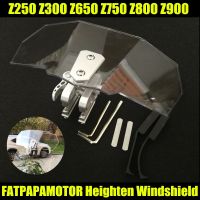 2018 NEW Hot Sale Motorcycle Windshield Increased FOR KAWASAKI Z250 Z300 Z650 Z750 Z800 Z900