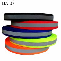 20mmx10mm x 50m Fluorescent Reflective Fabric Ribbon Webbing Tape Strip Edging Braid Trim Sew On Tape garment accessories